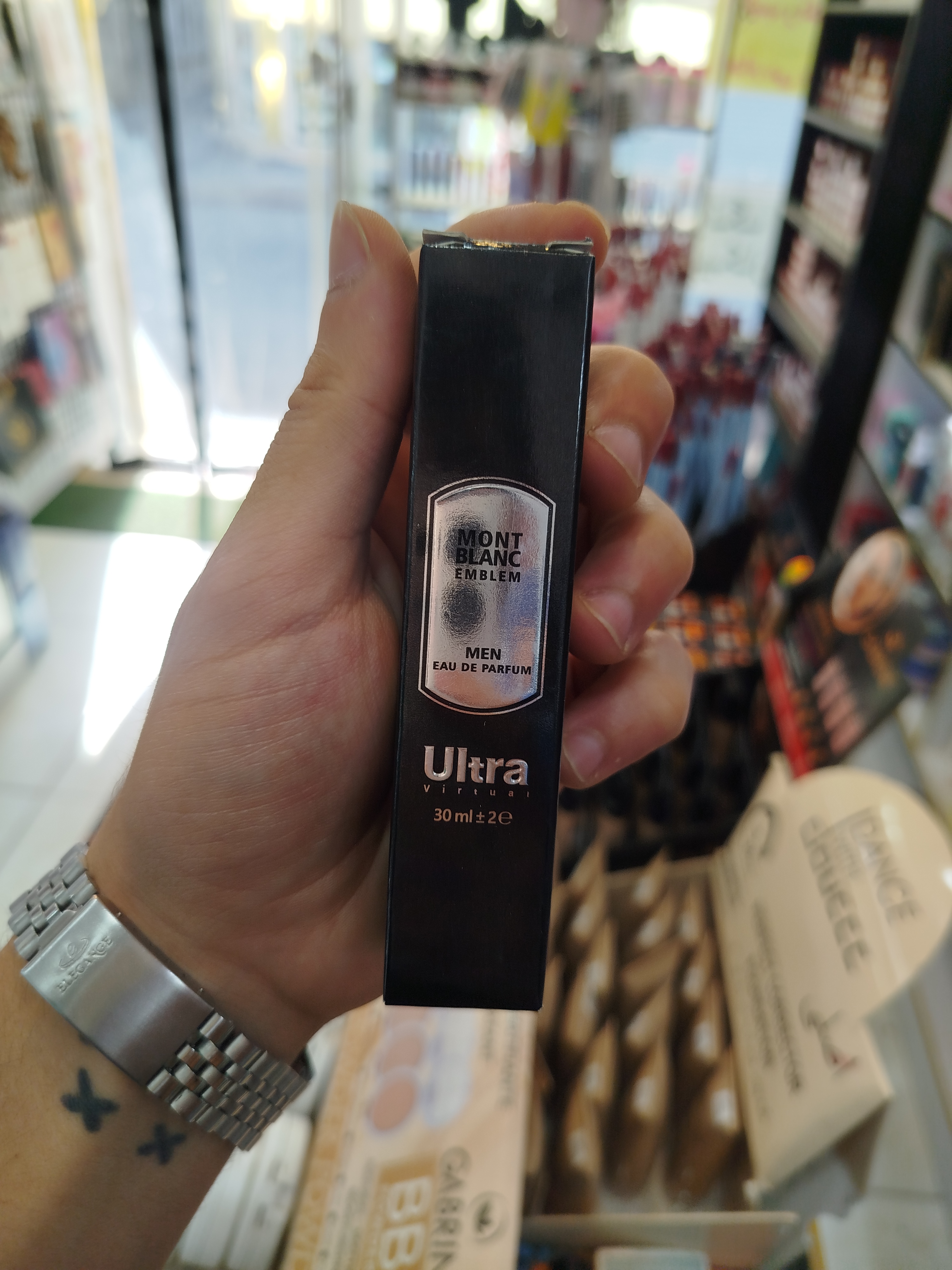 عطر برند الترا مدل قلمی جیبی کد رایحه مونت بلانک مردانه